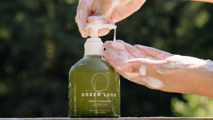 Experience the nourishing benefits of Under Luna's Body Cleanser.