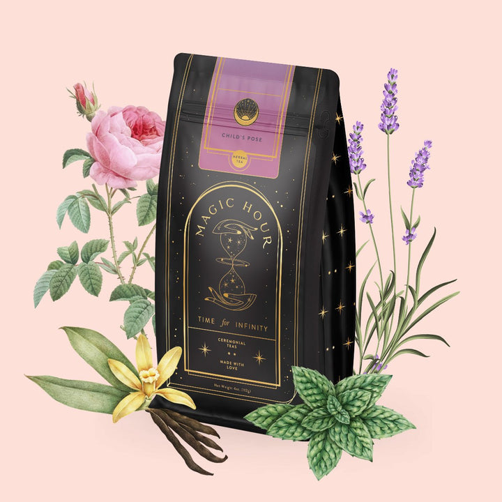 Magic Hour Child's Pose™ Herbal Adaptogen Tea for Sleep & Restful Calm Promotes Restful Sleep