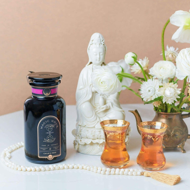Magic Hour Child's Pose™ Herbal Adaptogen Tea for Sleep & Restful Calm   Eases Stress & Tension