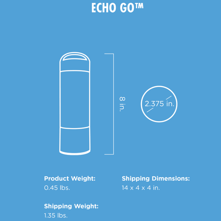Echo Go Water Bottle Product Specs