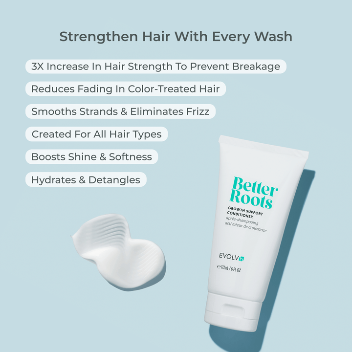 Core Benefits of EVOLVh Better Roots Growth Support Conditioner