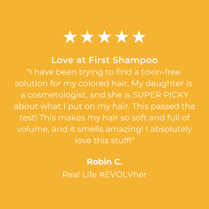 5 Star review of EVOLVh SmartColor Protecting Shampoo