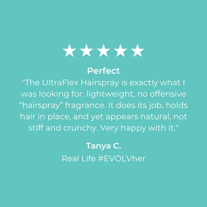 Evolvh ultraflex hairspray customer review