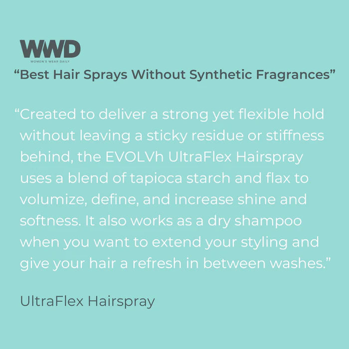 Evolvh UltraFlex Hairspray - Best Hair Sprays without synthetic Fragrances