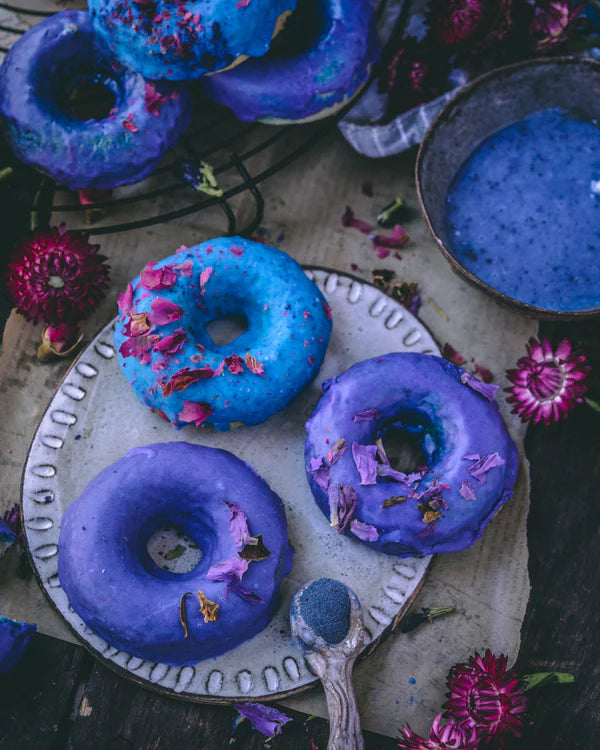 Anima Mundi - Butterfly Pea Flower Powder Organic Blue Healer on Donuts