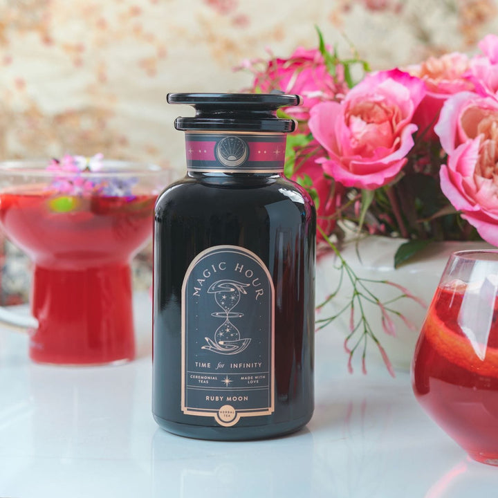 Magic Hour Ruby Moon™ : Hibiscus Elderberry Tea Sip Your Way to Wellness
