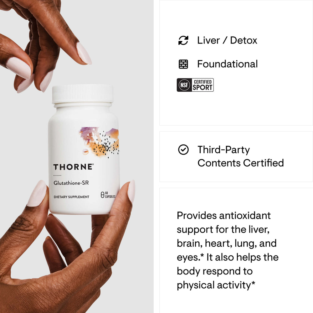 Glutathione-SR - A sustained-release form of one of the body's most  important antioxidant and detoxification factors*  The Swell Score