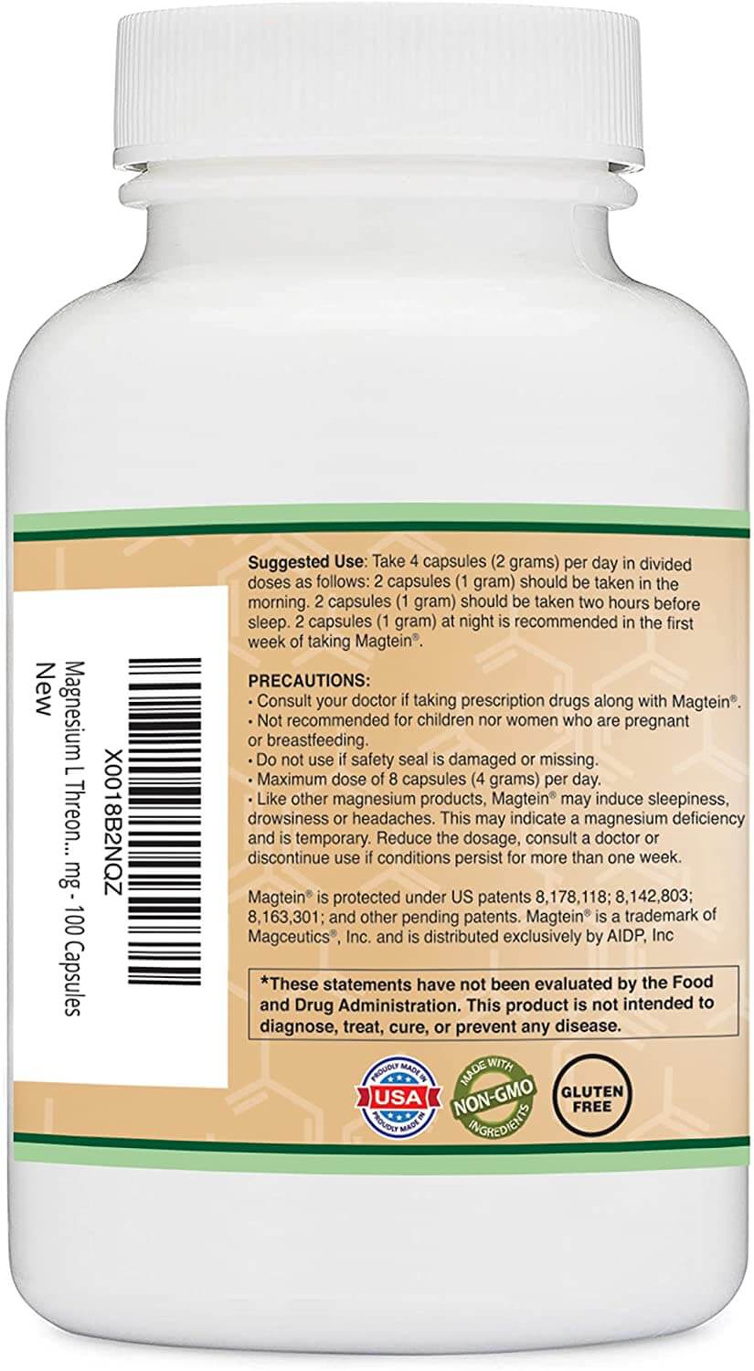 Magnesium Threonate Side Effects DoubleWood Magnesium LThreonate