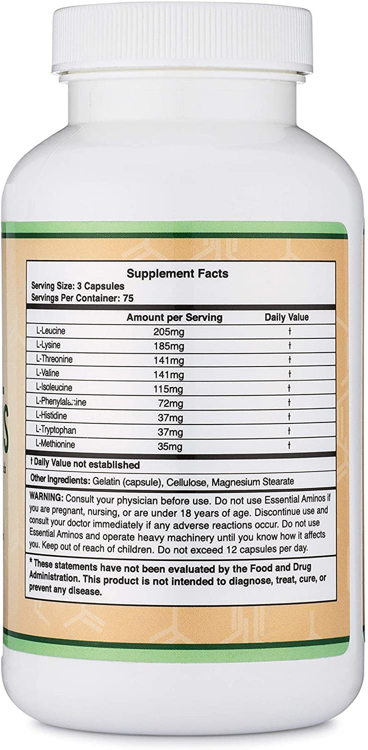 Double Wood - Essential Amino Acids Facts