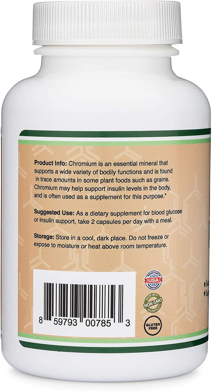 Double Wood - Chromium Picolinate - Suggested Use