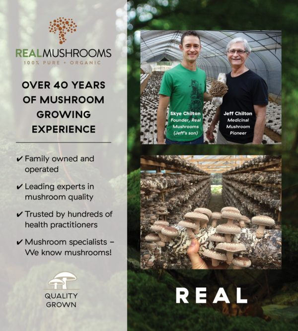 Real Mushrooms 100% Pure + Organic