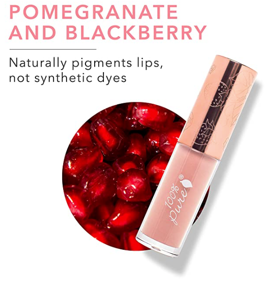 100% Pure - Fruit Pigmented Lip Gloss Pomegranate & Blackberry