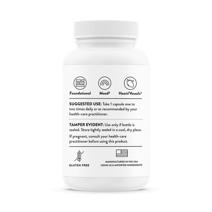 Thorne 5-MTHF 5 mg Back Bottle