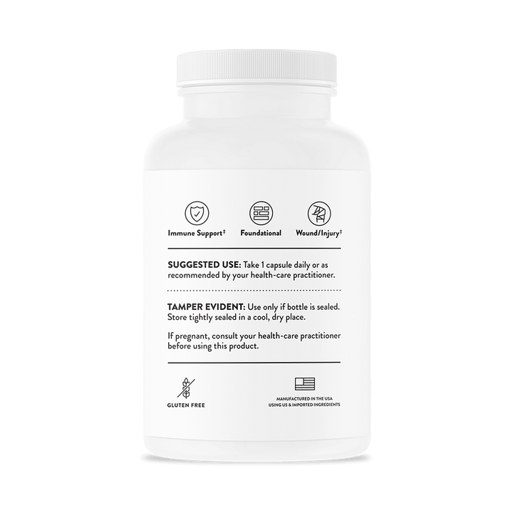 Thorne Ascorbic Acid (60 count) Suggested Use 