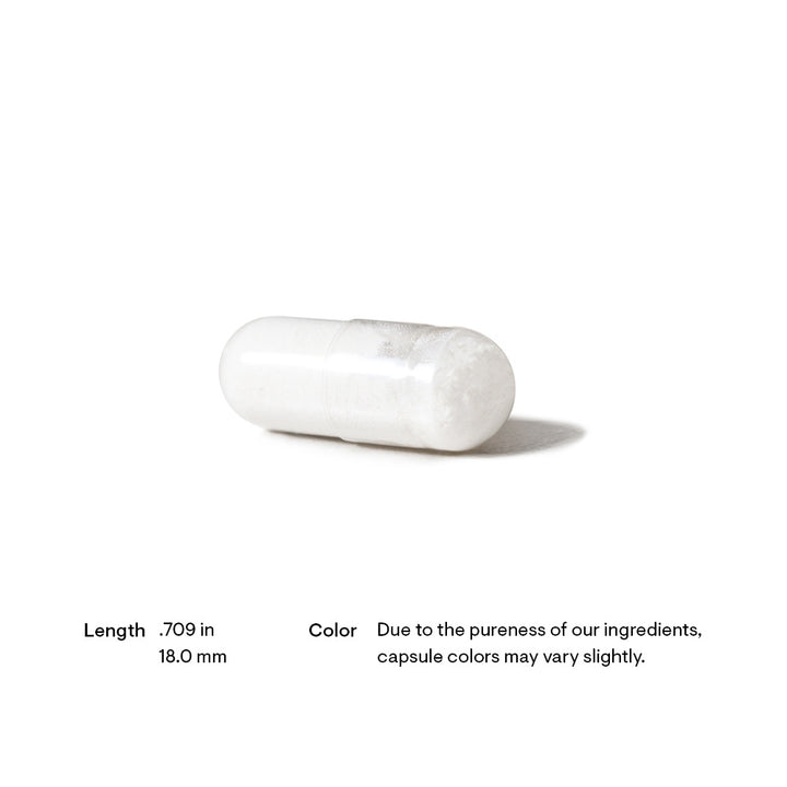 Thorne Zinc Bisglycinate 30 mg Capsule Color