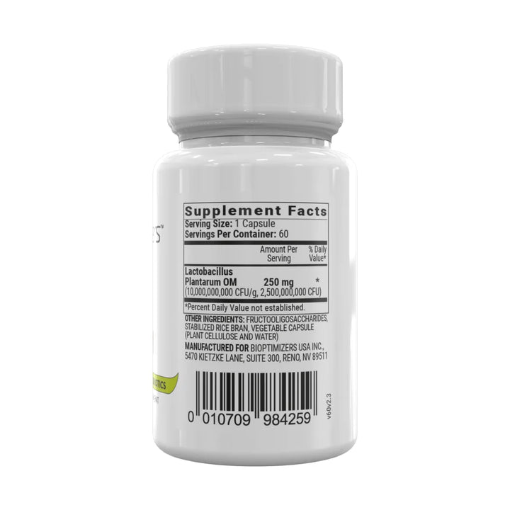 biOptimizers P3-OM: Probiotic Supplement Supplement Facts