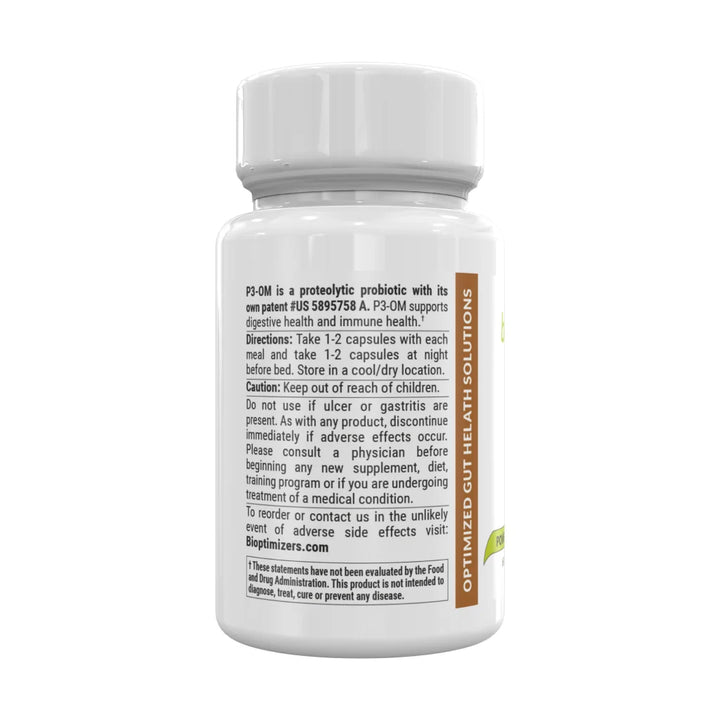 biOptimizers P3-OM: Probiotic Supplement Directions