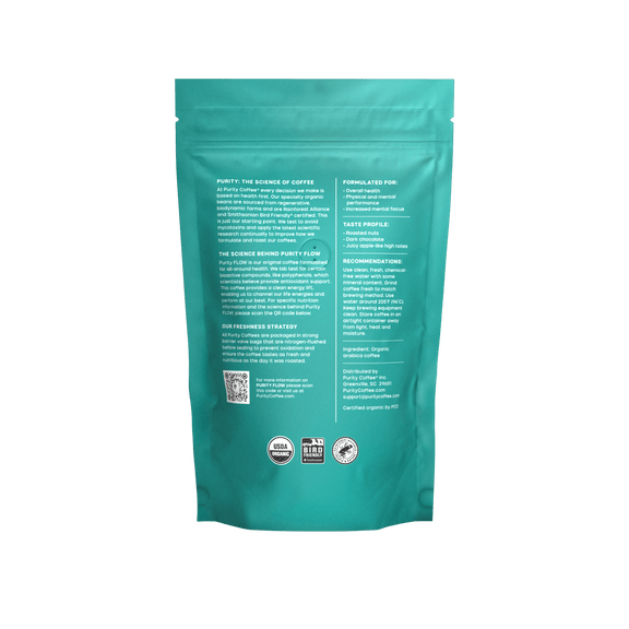 Purity FLOW: Original Medium Roast Whole Bean Coffee – The Swell Score