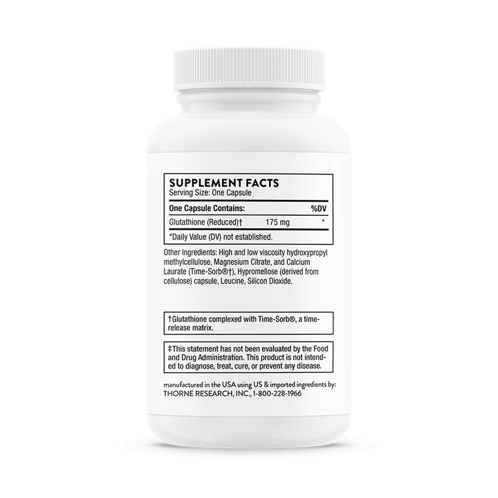 Thorne Glutathione-SR Supplement Facts