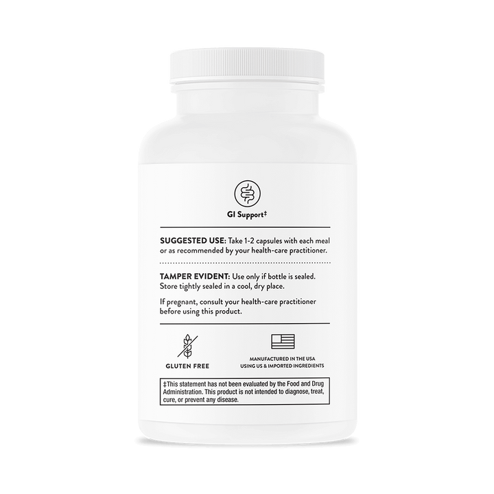 Suggested Use Of Thorne Advanced Digestive Enzymes - 180 count 