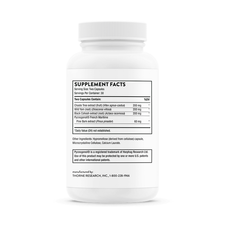 Thorne Meta-Balance Supplement Facts and Ingredients