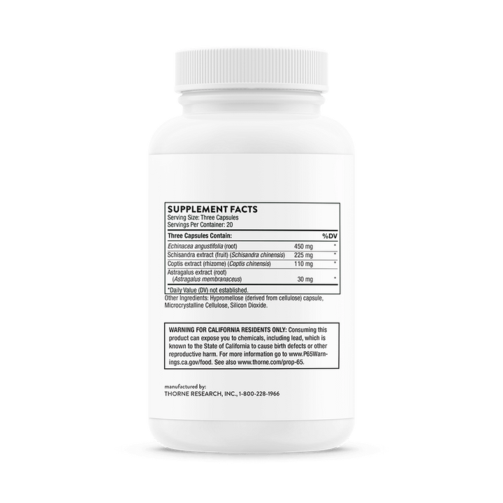 Thorne Phytogen Supplement Facts with Ingredients