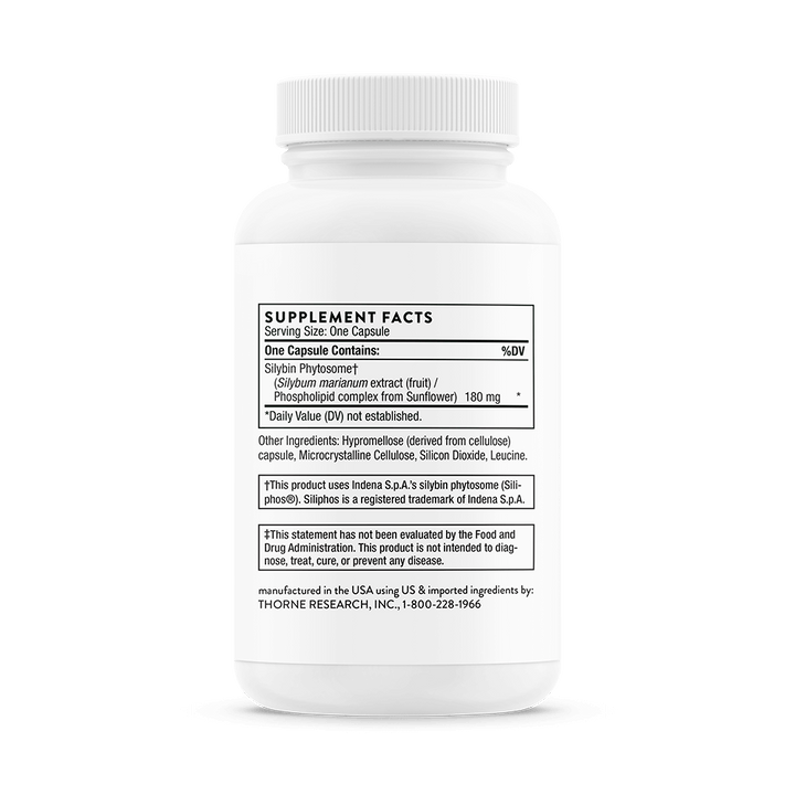 Thorne Siliphos Supplement Facts and Ingredients