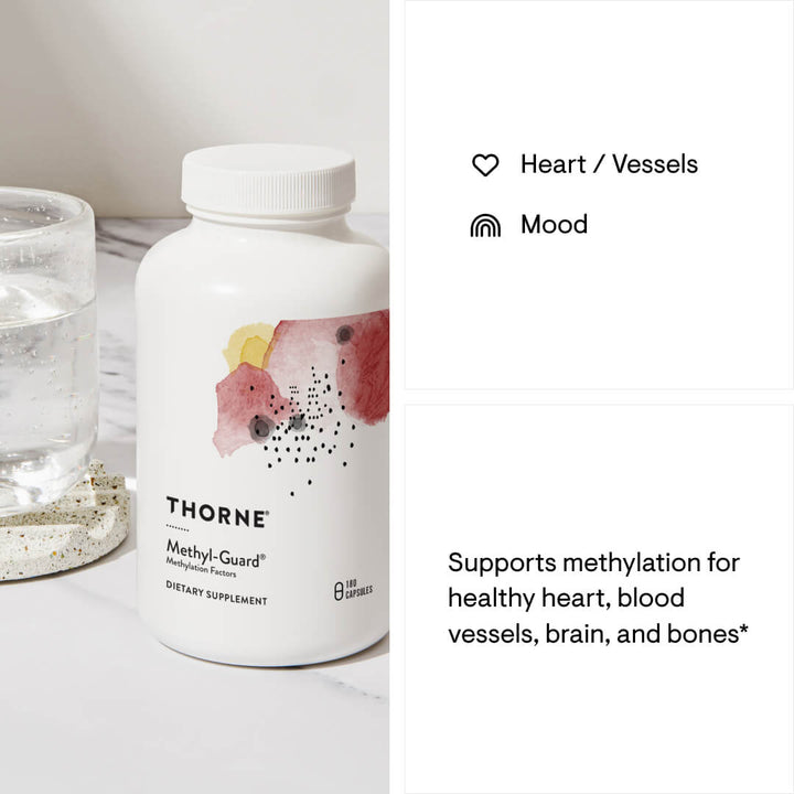Thorne Methyl-Guard - Supports methylation for healthy heart, blood vessels, brain, and bones