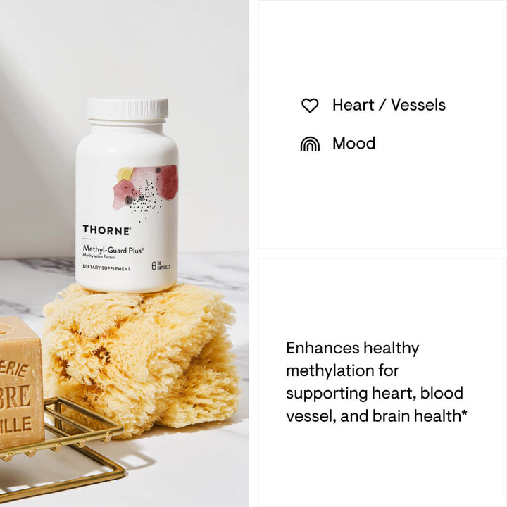 Thorne Methyl-Guard Plus - Enhances healthy methylation for supporting heart, blood vessel, and brain health