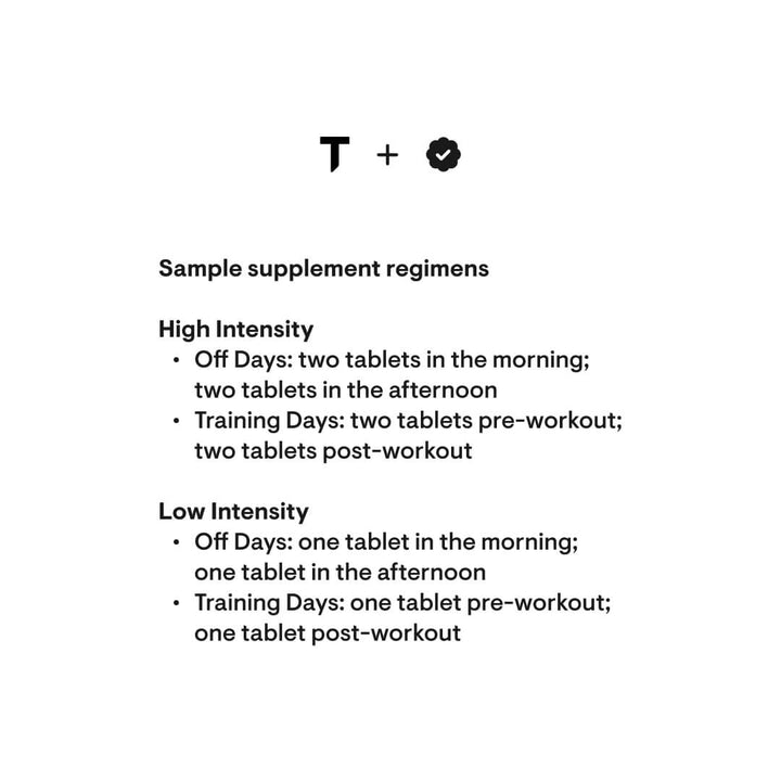 Sample supplement regimens - Thorne Beta Alanine-SR