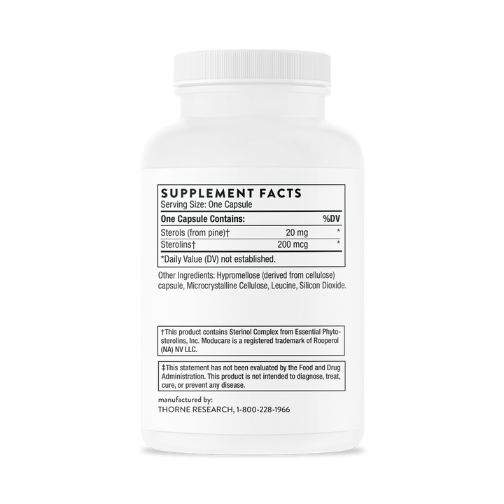 Thorne Moducare Supplement Facts and Ingredients
