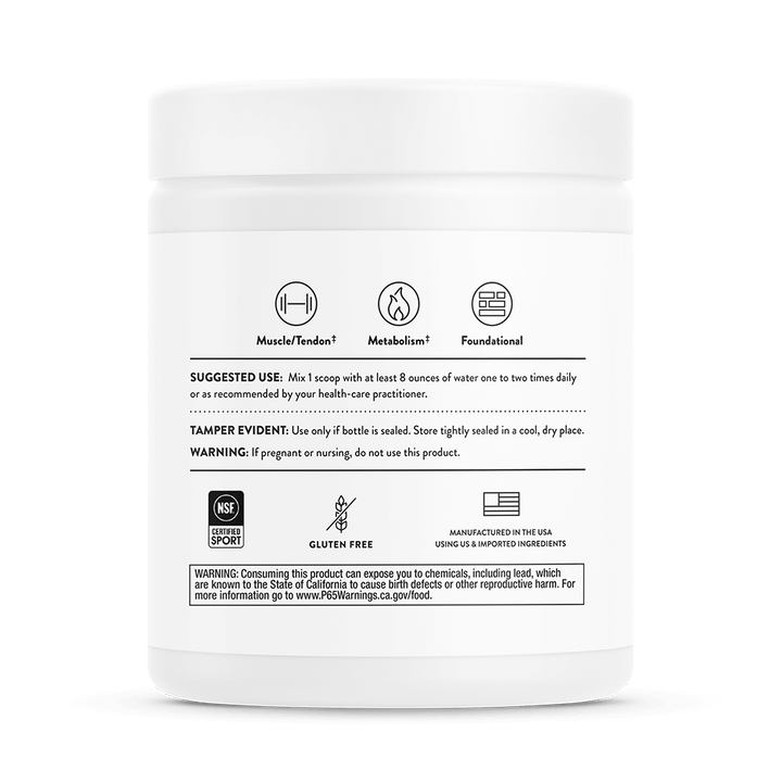 Thorne Amino Complex - Lemon Suggested Use 
