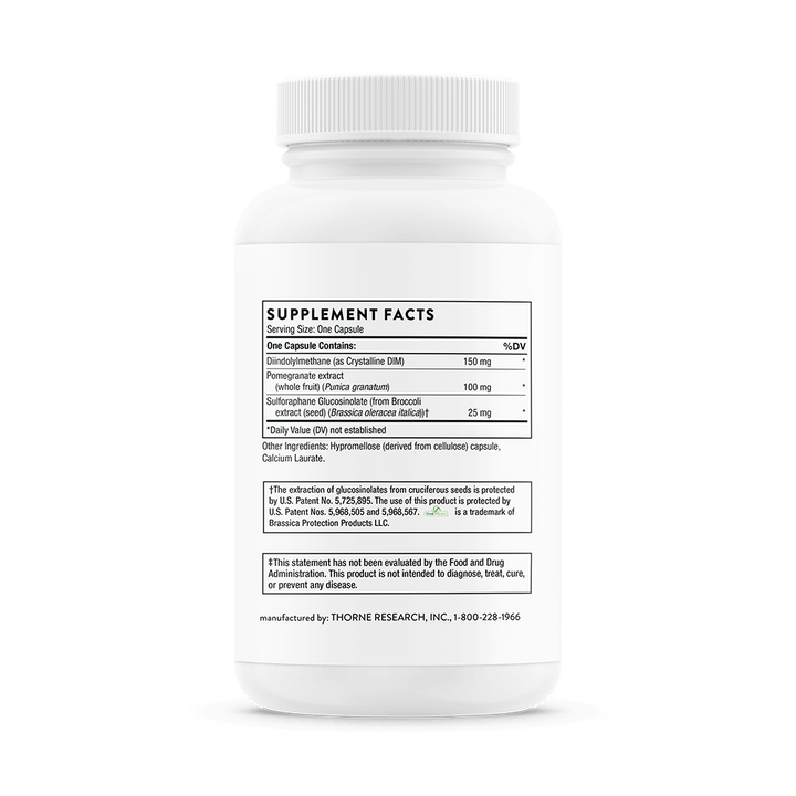 Thorne Hormone Advantage (formerly DIM Advantage) Supplemet Facts and Ingredients