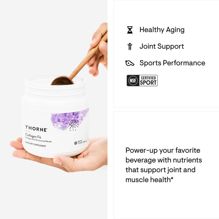 Thorne Collagen Fit - Power-up your favorite beverage with nutrients that support joint and muscle health