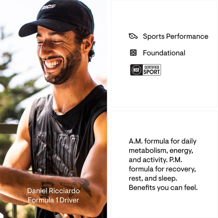 Thorne Multi-Vitamin Elite - NSF Certified for Sport - A.M and P.M. Benefits you can feel.